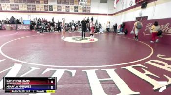 131 lbs Cons. Round 3 - Kaylyn Williams, Sacramento City College vs Mikayla Marquez, Vangard University
