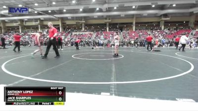 96 lbs Champ. Round 1 - Jace Sharples, Ogden`s Outlaws vs Anthony Lopez, Dodge City