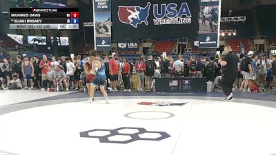 157 lbs Champ. Rd Of 128 - Maximus Davis, Wisconsin vs Elijah Broady, Indiana