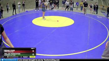 138 lbs Round 3 - Melani Monckton, Hillsboro Mat Club vs Renae Cook, Viper Wrestling