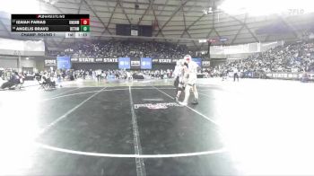 Boys 4A 190 lbs Champ. Round 1 - Izaiah Farias, Union vs Angelis Bravo, Bethel