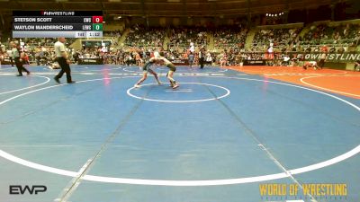 73 lbs Round Of 32 - Stetson Scott, Cowboy Wrestling Club vs Waylon Manderscheid, Legacy Elite Wrestling Club