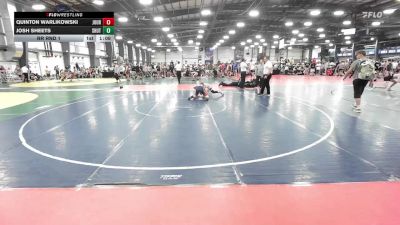 132 lbs Rr Rnd 1 - Quinton Warlikowski, Journeymen Wrestling Red vs Josh Sheets, Team Shutt Garnett Trained