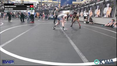 96 lbs Quarterfinal - BaJon Gunter, Prodigy Elite Wrestling vs Mac Boso, Choctaw Ironman Youth Wrestling