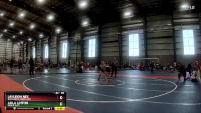 80 lbs Quarterfinal - Leila Linton, Force Elite vs Jayleigh Rex, Bad Karma Wrestling