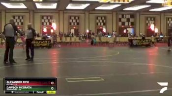 78 lbs Cons. Semi - Dawson Mcgrath, Unattached vs Alexander Dyki, Olympic