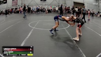 84 lbs Semis (4 Team) - Jojo Igneri, Buxton vs Lincoln Genua, Warhawks