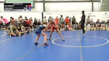 46 lbs Rr Rnd 5 - Mya Beckett, Badger Girls Elite - W vs Jacie Bash, PA West White - W