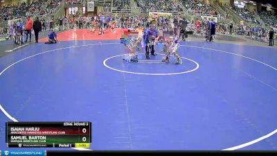 108 lbs Cons. Round 3 - Samuel Barton, Umpqua Wrestling Club vs Isaiah Harju, Anacortes Hawkeyes Wrestling Club