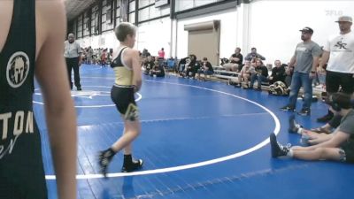 85 lbs Round 5 (6 Team) - Jett Overstreet, STAUNTON REAPER vs Jacob Thompson, DARKHORSE
