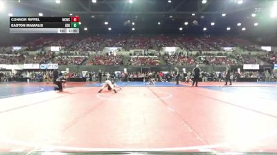95 lbs Semifinal - Easton Mamalis, Green River Grapplers vs Connor Riffel, Magic City Wrestling Club