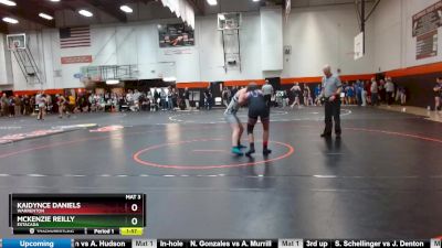 130 lbs Cons. Round 1 - Kaidynce Daniels, Warrenton vs McKenzie Reilly, Estacada