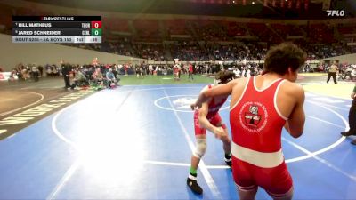 5A Boys 150 lbs Cons. Round 2 - Jared Schneider, Centennial Boys vs Bill Matheus, Thurston Boys