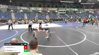 95 lbs Final - Carter Kendrick, Legends Of Gold vs Drake VomBaur, Bear Cave WC