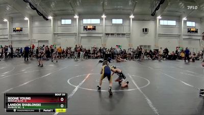 52 lbs Round 8 (10 Team) - Boone Young, Brawler Elite vs Landon Shablonski, Rambler WC