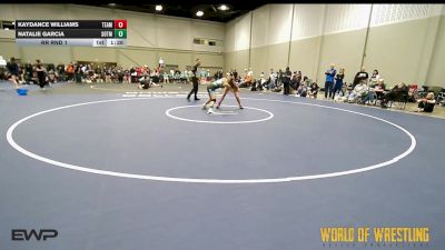 110 lbs Rr Rnd 1 - Kaydance Williams, Team Washington 7-12 vs Natalie Garcia, Sisters On The Mat