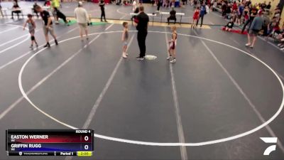 56 lbs Round 4 - Easton Werner, WI vs Griffin Rugg, WI