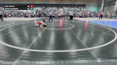 64 lbs Round Of 32 - Jude Varela, Juggernaut Wrestling Club vs Royce Davidson, California Grapplers