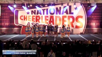 University Cheer Force - Black Ice [2026 L3 Senior Day 1] 2026 NCA Roseville Showdown