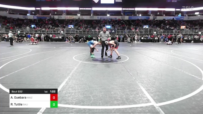 Roman Tuttle 115 lbs Semifinal - Antonio Guebara, Maize vs Roman Tuttle, Salina ...
