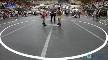 61 lbs Consolation - Jameson Cartwright, Midwest City Bombers Youth Wrestling Club vs Kyler Powers, Plainview Youth Wrestling Club