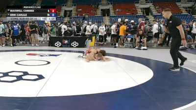 138 lbs Cons. Sub-rd Of 16 - Maxwell Cumbee, Illinois vs Erik Carlile, Pennsylvania