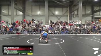 115 lbs Quarterfinal - Colton Collins, WR- Topeka Blue Thunder vs Cael Puderbaugh, Bobcat