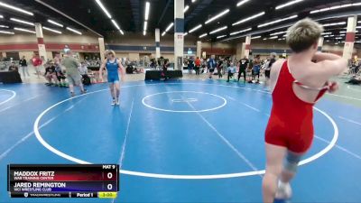 165 lbs Quarterfinal - Maddox Fritz, WAR Training Center vs Jared Remington, Vici Wrestling Club