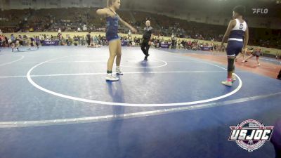 130 lbs Consi Of 16 #2 - Maddox Serena, Shawnee Takedown Club vs Parker Martinez, Team Tulsa Wrestling Club