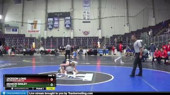 126 lbs Quarterfinal - Jackson Long, Bellefonte Area Hs vs Deakon Bailey, Tioga Sr HS