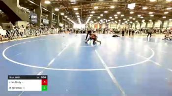 106 lbs Consi Of 8 #1 - James McGinty, NJ vs Malachi Stratton, DE