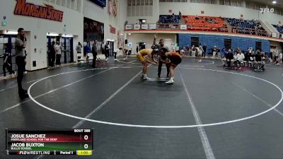 175 lbs Cons. Round 5 - Jacob Buxton, Bullis School vs Josue Sanchez, Maryland School For The Deaf