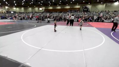 61 lbs Quarterfinal - Alvaro Ramos, Corning PAL vs Bentley Newman, Illinois Valley YW