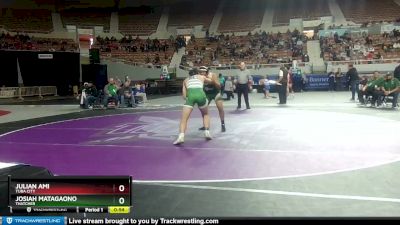 D4-157 lbs Cons. Round 1 - Julian Ami, Tuba City vs Josiah Matagaono, Thatcher