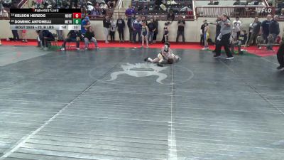 70_B lbs Consi Of 8 #1 - Kelson Herzog, Northern Lehigh vs Dominic Antonelli, Methacton