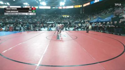 3A 215 lbs Semifinal - Cam Bingham, Malad vs Beau Ringel, Firth