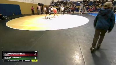 285 lbs Cons. Round 3 - Roman Tannehill, Newport vs Alexander Barreras, Prosser