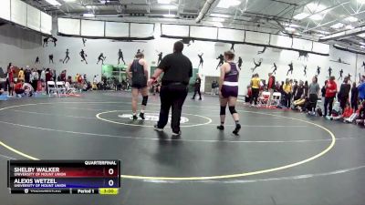 180B Quarterfinal - Alexis Wetzel, University Of Mount Union vs Shelby Walker, University Of Mount Union