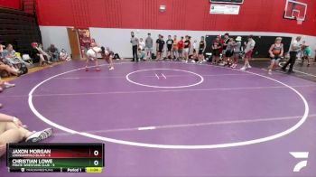 110 lbs Round 3 (6 Team) - Jaxon Morgan, Louisianimals Black vs Christian Lowe, Pirate Wrestling Club