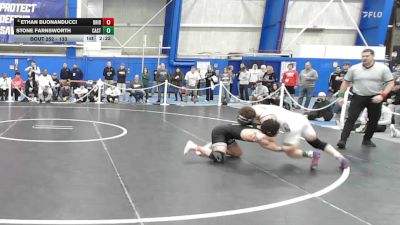 133 lbs Cons. Round 5 - Stone Farnsworth, Castleton vs Ethan Buonanducci, Bridgewater State