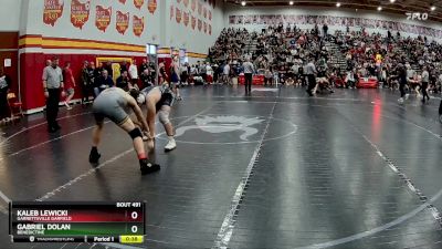 150 lbs Cons. Round 3 - Gabriel Dolan, Benedictine vs Kaleb Lewicki, Garrettsville Garfield