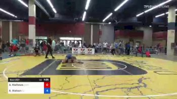 61 kg Round Of 32 - Aneka Mathews, Reed High School Wrestling vs Attalia Watson, Illinois