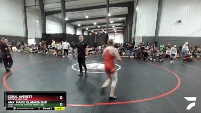 145 lbs Quarterfinal - Coral Averett, Red Devil Mat Club vs Ana` Marie Blankenship, CNWC Concede Nothing Wrestling Club