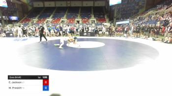 113 lbs Cons 64 #2 - Caleb Jackson, Utah vs Maddox Preskitt, Texas