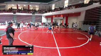 157 lbs Cons. Round 2 - Gannon Sanders, The Hall Wrestling Club vs Rylan Harvey, Red Ryder Wrestling Club