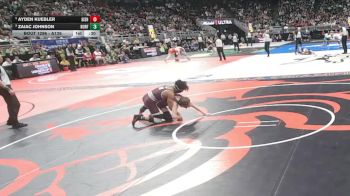 Cons. Round 3 - Ayden Kuebler, Grand Island vs Zaiac Johnson, Norfolk