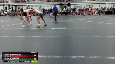 165 lbs Round 7 (8 Team) - Ryan Schneider, South Side WC Black vs John Betancourt, Sly Fox