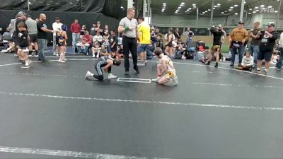 72 lbs Placement (4 Team) - Rudy Everin, Terps Northeast ES vs Carter Weigle, Buffalo Valley WC