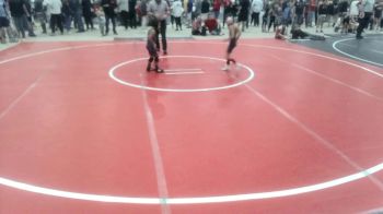 46 lbs Semifinal - Silas Lujan, Little Warrior WC vs Nehemiah Rosales, Jefferson WC