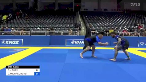 DANIEL J DUBY vs CAMERON MICHAEL HURD 2022 Pan IBJJF Jiu-Jitsu No-Gi Championship